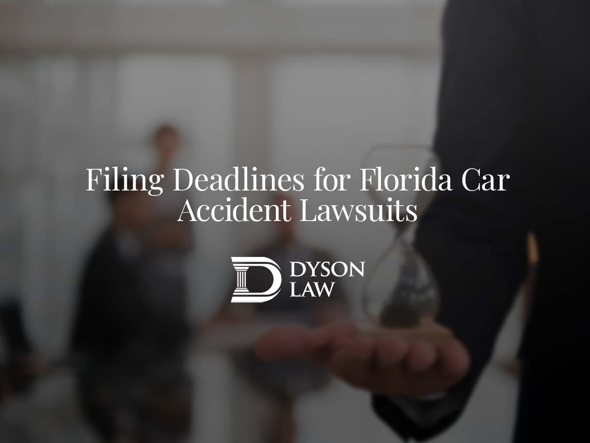 Filing Deadlines for Florida Car Accident Lawsuits